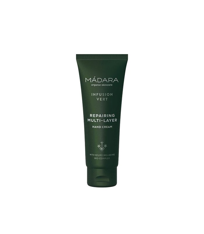 Crema reparadora multicapa para manos Infusion Vert, 75 ml