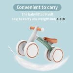 SEREED Baby Balance Bike for 1 Year Old Boys Girls 12-24 Month Toddler Balance Bike, 4 Wheels Toddler First Bike, First Birthday Gifts Visit the SEREED Store - Image 4