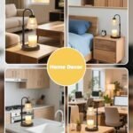 Lámpara calentadora de velas con temporizador y regulador de intensidad, regalos de cumpleaños para mamá, mujer, amiga o hermana; regalos para la inauguración de una casa; calentador de cera fundida; decoración para la oficina, el piso, la residencia de estudiantes y el hogar