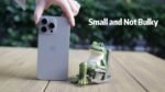 Miniature Frog Garden Statue Gifts Valentines Day Decorations Fairy Garden Accessories Outdoor Lights Solar Garden Frog Decor Art Housewarming Gift for Patio,Yard,Lawn Ornament,3.89"x2.36"x3.93 - Image 4