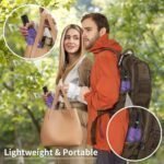 Seniny Windproof Travel Umbrella, Automatic Umbrellas for Rain, Portable &amp; Compact Umbrellas for Backpack, Strong UV for Protection, Folding Small Sun Umbrella for Car, Walking - Image 4
