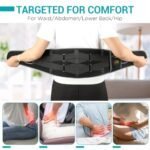 Comfytemp Cordless Heating Pad with Massager for Back, Portable Lower Back Massager FSA Eligible HSA Rechargeable Wireless Electric, Valentines Day Gifts for Her, Women Men Mom Dad, 3 Heat, 30mins Off - Image 6