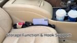 Car Seat Gap Filler Set of 2, Soft Foam Multifunctional Seat Side Gap Filler with Organizer & Hook Function, 3in1 Gap Stopper Universal Fit Car SUV Truck Fill The Gap Between Seat & Console - Image 8