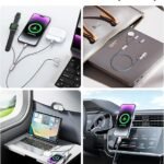 Temdan: artículos imprescindibles para viajar; cable USB-C 3 en 1 para cargar el Apple Watch, el iPhone 17 y dispositivos Lightning; cable de carga múltiple; artículos imprescindibles para vacaciones y acampadas; diseño portátil para iWatch y iPhone; 12-4FT