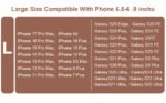 Phone Holster with Belt Clip for iPhone 17/16/15/14/13/12 Pro Max &amp; Plus, Galaxy S25/S24/S23/S22 Ultra &amp; Plus, Premium Leather Pouch with Card Holder, Magnetic Closure, Rugged Outdoor Case - L Brown - Image 2