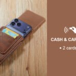 Phone Holster with Belt Clip for iPhone 17/16/15/14/13/12 Pro Max &amp; Plus, Galaxy S25/S24/S23/S22 Ultra &amp; Plus, Premium Leather Pouch with Card Holder, Magnetic Closure, Rugged Outdoor Case - L Brown