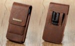 Phone Holster with Belt Clip for iPhone 17/16/15/14/13/12 Pro Max &amp; Plus, Galaxy S25/S24/S23/S22 Ultra &amp; Plus, Premium Leather Pouch with Card Holder, Magnetic Closure, Rugged Outdoor Case - L Brown - Image 7