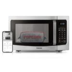 TOSHIBA EM131A5C-BS Countertop Microwave Ovens 1.2 Cu Ft, 12.4" Removable Turntable Smart Humidity Sensor 12 Auto Menus Mute Function ECO Mode Easy Clean Interior Black Color 1000W - Image 4