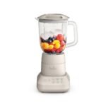 Batidora de sobremesa Bella de 10 velocidades, exprimidor y preparadora de batidos, utensilios de cocina Fits-anywhere™, diseño compacto «Flip &amp; Store», jarra y tapa aptas para el lavavajillas con capacidad de 48 oz, cuchilla de acero inoxidable, 450 vatios, leche de avena