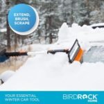 ‎Cepillo quitanieves extensible Snow MOOver de más de 39", con escobilla y rascador de hielo | Empuñadura de espuma | Cepillo quitanieves para coche | Rascador de hielo para coche | Coche, camioneta, SUV - Imagen 7