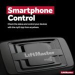 LiftMaster 828LM - Internet Gateway - Only Works with Security+ 2.0 Garage Door Openers - Smart Control for MyQ-Enabled Devices Including Gate Operators -Ethernet connectivity only, Black, Plastic