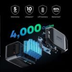 Estación de energía portátil Anker SOLIX C1000 Gen 2 con panel solar bifacial de 200 W, generador solar de 2.000 W (3.000 W de potencia máxima), carga completa en 49 minutos y batería LiFePO4 de 1.024 Wh