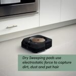 iRobot Braava Jet m6 (6012) Ultimate Robot Mop- Wi-Fi Connected, Precision Jet Spray, Smart Mapping, Works with Alexa, Ideal for Multiple Rooms, Recharges and Resumes, Black - Image 5