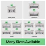 GORILLA GRIP Heavy Duty Couch Cushion Support Board to Fix Sagging Sofas, 21.5 x 70 Sofa, Thick Plywood Boards Add Strong Seat Supports, Stays in Place, Replacement Stuffing Under Couches, Grey - Image 2