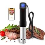 INKBIRD WIFI Sous Vide Cooker ISV-100W, 1000 Watts Sous Vide Machine Immersion Circulator with 14 Preset Recipes on APP &amp; Calibration Function, Thermal Immersion, Fast-Heating with Timer - Image 3