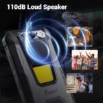 Smartphone resistente FOSSIBOT F106Pro desbloqueado, teléfono resistente de 12 000 mAh, 15 GB + 256 GB, Android 14, pantalla de 6,58", cámara con visión nocturna de 48 + 16 + 20 MP, altavoz potente de 110 dB, luz de acampada de 512 lm, 4G, doble SIM/NFC - Imagen 6