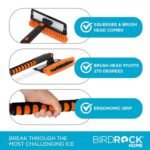 ‎Cepillo quitanieves extensible Snow MOOver de más de 39", con escobilla y rascador de hielo | Empuñadura de espuma | Cepillo quitanieves para coche | Rascador de hielo para coche | Coche, camioneta, SUV - Imagen 4