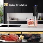 INKBIRD WIFI Sous Vide Cooker ISV-100W, 1000 Watts Sous Vide Machine Immersion Circulator with 14 Preset Recipes on APP &amp; Calibration Function, Thermal Immersion, Fast-Heating with Timer - Image 5