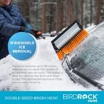‎Cepillo quitanieves extensible Snow MOOver de más de 39", con escobilla y rascador de hielo | Empuñadura de espuma | Cepillo quitanieves para coche | Rascador de hielo para coche | Coche, camioneta, SUV - Imagen 6