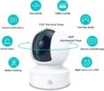 Kasa 1080p Indoor Pan/Tilt Wired Security Camera - Works as a Baby &amp; Pet Monitor, Motion Detection &amp; Tracking, 2-Way Audio, Night Vision, Subscription-Free Local Storage or Optional Cloud, EC70 - Image 4