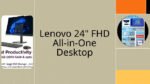 Ordenador de sobremesa todo en uno Lenovo AIO de 24" con resolución FHD, Office 365 para web de por vida, procesador Intel de 4 núcleos, 8 GB de RAM DDR4, SSD PCIe de 512 GB, Wi-Fi 6, Bluetooth 5.2, HDMI, color negro ónix, teclado, Windows 11 Home - Imagen 8