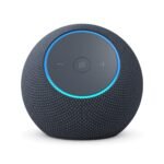 Amazon Echo Dot Max (último modelo), altavoz con Alexa que llena la habitación de sonido y ofrece casi el triple de graves; ideal para salones y espacios de tamaño medio; diseñado para Alexa+, color grafito